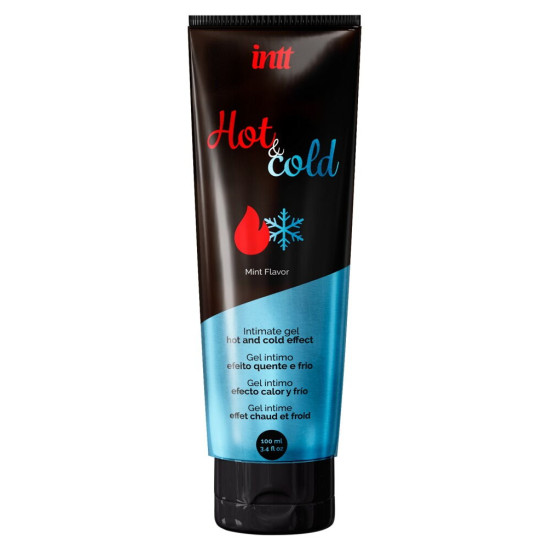 Лубрикант Hot & Cold на водна основа с вкус на мента "Intt"