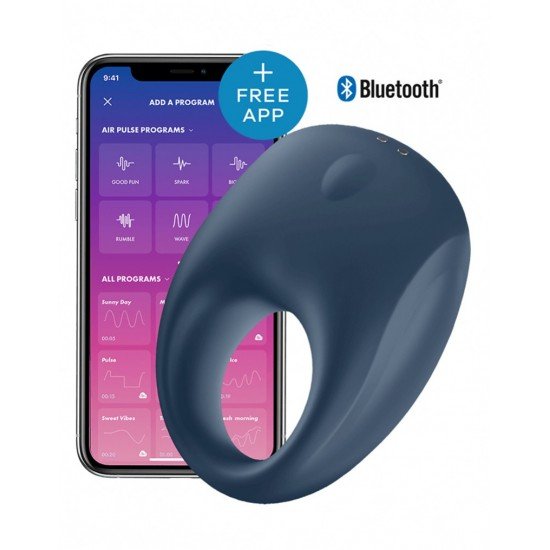 Вибриращ ринг с bluetooth и приложение за телефон Satisfyer Strong one Вибриращ ринг с bluetooth и приложение за телефон Satisfyer Strong one