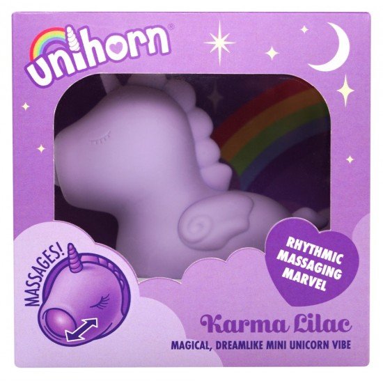 Вибратор еднорог клиторстимулатор - Karma Lilac Unihorn! Вибратор еднорог клиторстимулатор - Karma Lilac Unihorn!