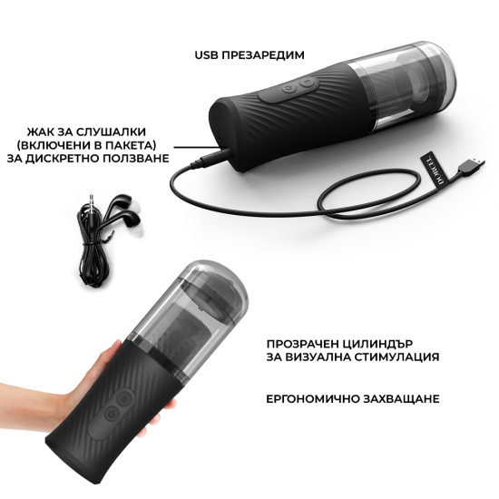 Подвижен мастурбатор Thrusting Blow Подвижен мастурбатор Thrusting Blow