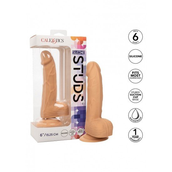 Реалистично дилдо Silicone Studs 6'' Реалистично дилдо Silicone Studs 6''