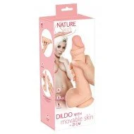 Дилдо с подвижна кожа Nature Skin 25 см