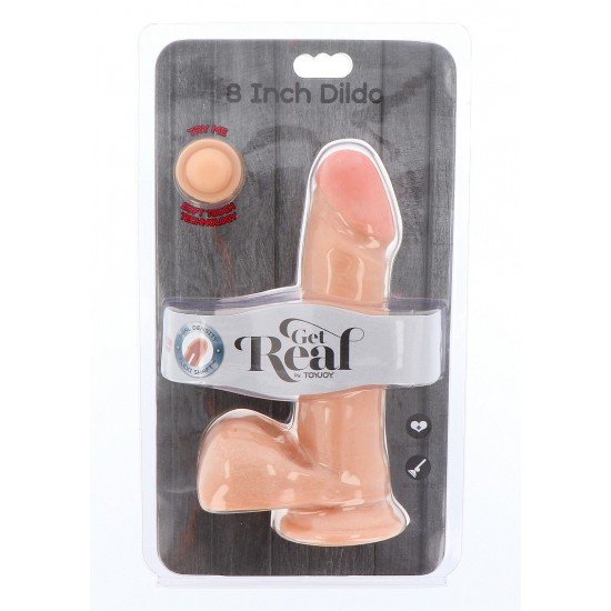 Дилдо 8" Get Real - киберкожа Дилдо 8" Get Real - киберкожа
