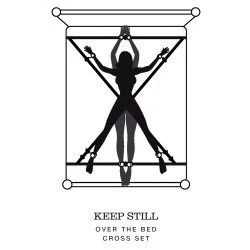  Връзки за легло с белезници Keep Still Fifty shadows of Gray