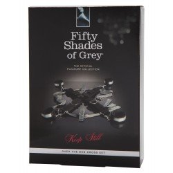  Връзки за легло с белезници Keep Still Fifty shadows of Gray