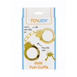 Златни метални белезници ToyJoy