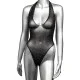 CalExotics "Сияние" плюс размер дълбоко V костюм за тяло (One size)