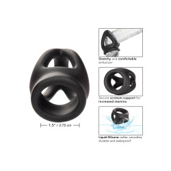 Пенис ринг-клетка Alpha Liquid Silicone Dual Cage CalExotics