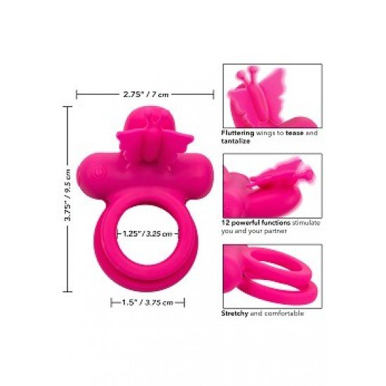 Вибриращ пенис ринг Butterfly Dual Вибриращ пенис ринг Butterfly Dual