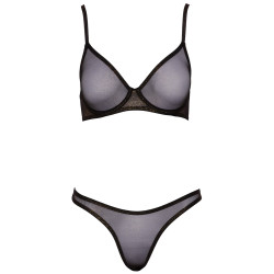 Комплект сутиен и прашки Gold shimmer S/M