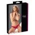 Червена сатенена прашка с перли Cottelli XL