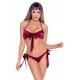 Комплект бордо две части Cottelli LINGERIE Комплект бордо две части Cottelli LINGERIE