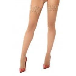 Чорапи L/XL  мрежа и дантела Fishnet Hold Ups H013