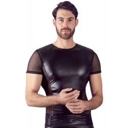Мъжка тениска с мрежести ръкави XL