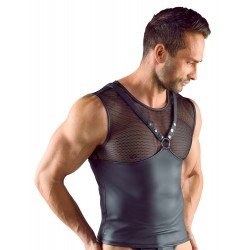 Тениска без ръкави с колани на гърдите S/M