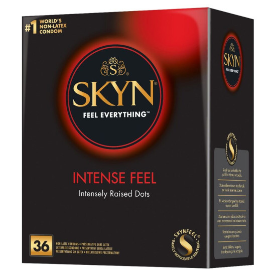 Skyn Intense - Оребрени през. Нелатексови Skyn Intense - Оребрени през. Нелатексови