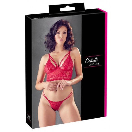 Комплект от две части Cotelly | червен L/XL Комплект от две части Cotelly | червен L/XL