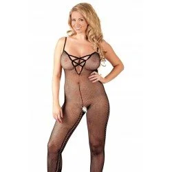 Цяло боди ситна мрежа и отвор |2XL/3XL