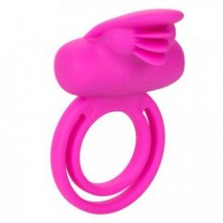 Clit Flicker пенис ринг с клиторстимулатор, 7 функции розов