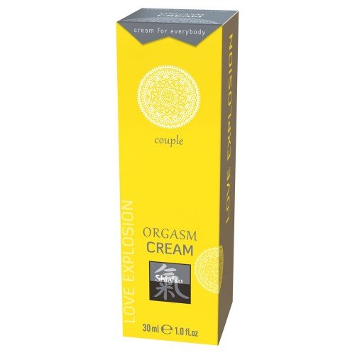 Shiatsu orgasm cream