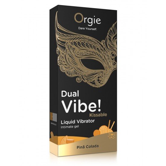 Orgie Dual vibе! Вибриращ лубрикант (Пина колада) Orgie Dual vibе! Вибриращ лубрикант (Пина колада)
