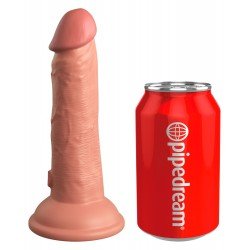 Дилдо 6" King Cock Elite с двойна пътност
