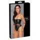 Боди кожен ефект Cotteli Bondage S