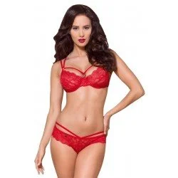 Obsessive Компллект 2части S/M червен