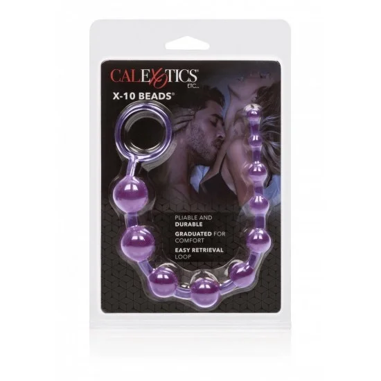 Анални топчета CalExotics Х-10 лилави Анални топчета CalExotics Х-10 лилави