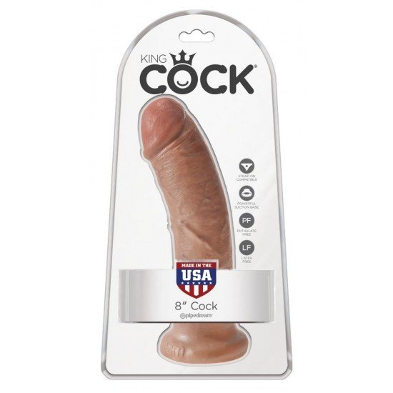 Дилдо King Cock 8"/20см