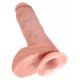 Дилдо King Cock 21см с тестиси