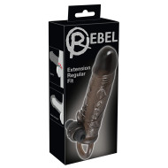 Удължител 19 см с вибро патрон Rebel