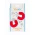Секси белезници с червен пух ToyJoy