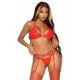 Комплект M/L червено 3 части Комплект M/L червено 3 части