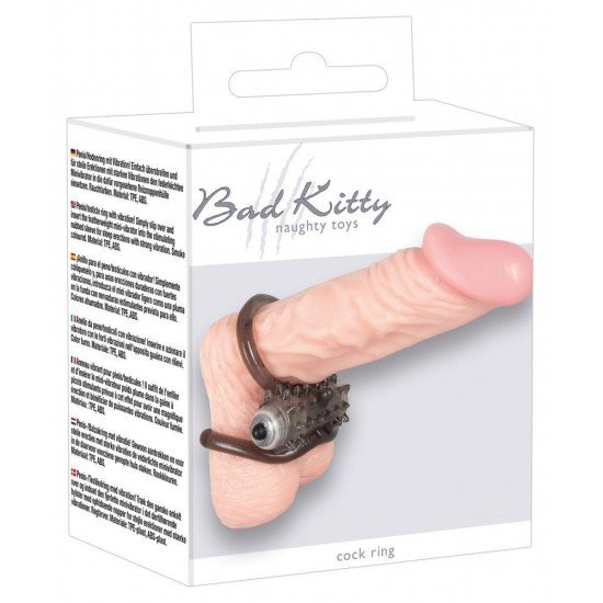 Пенис ринг вибриращ Bad Kitty Пенис ринг вибриращ Bad Kitty